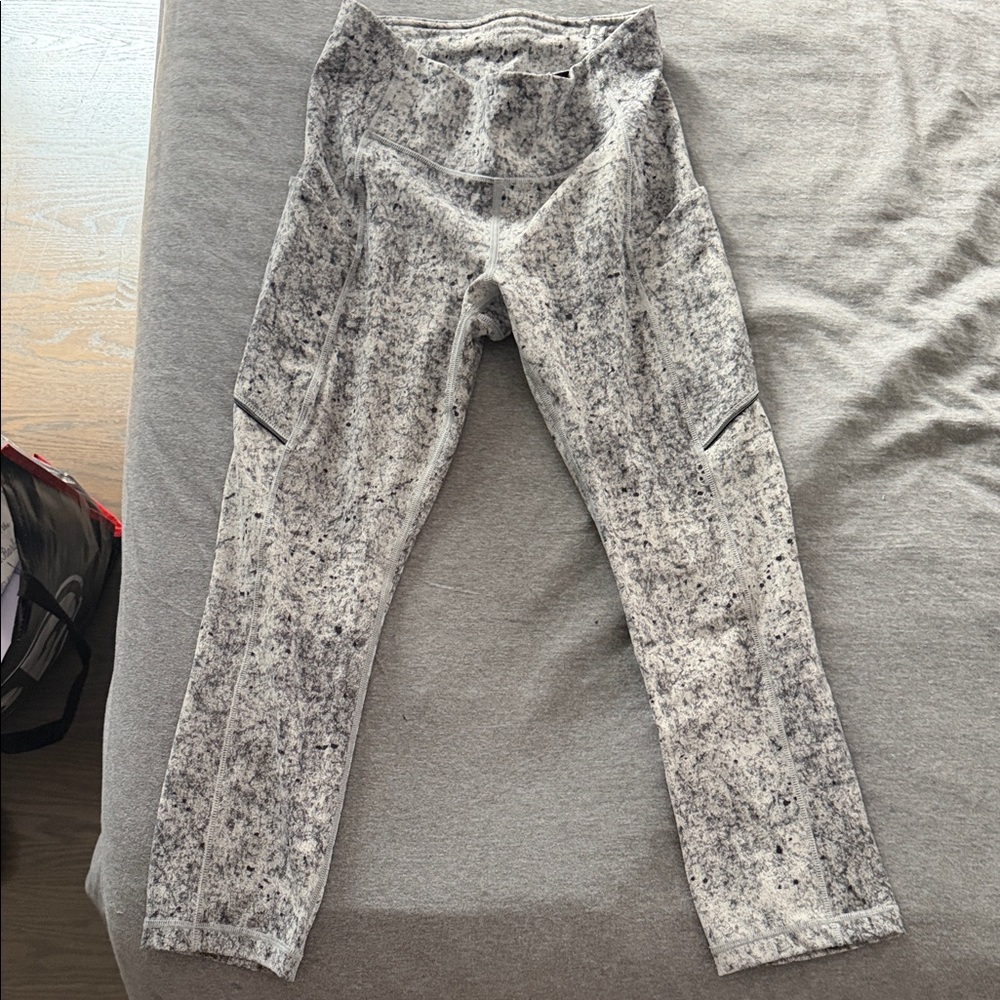 lululemon athletica Gray Speckled Leggings
